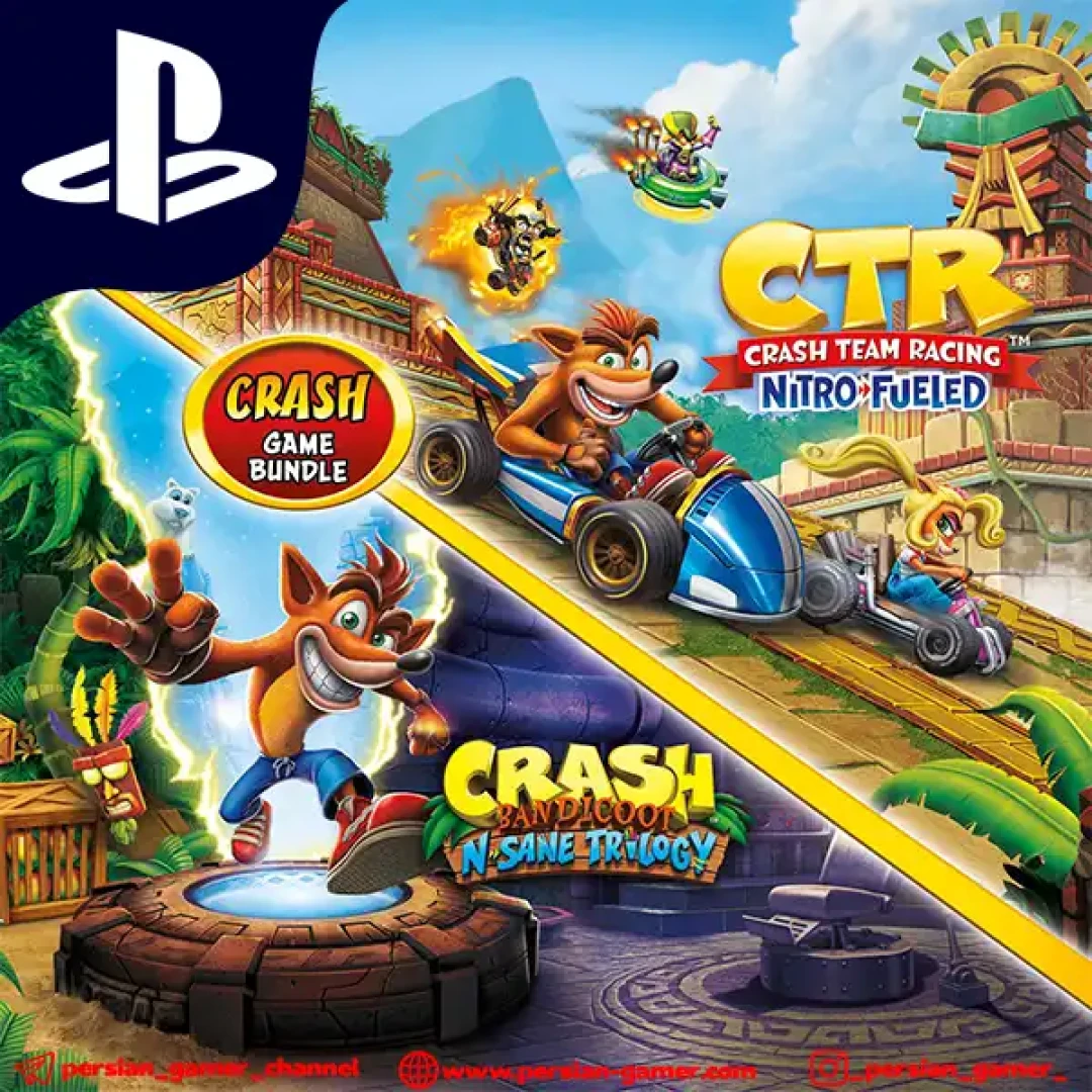 خرید اکانت Crash CTR Nitro & bandicoot Sane Trilogy